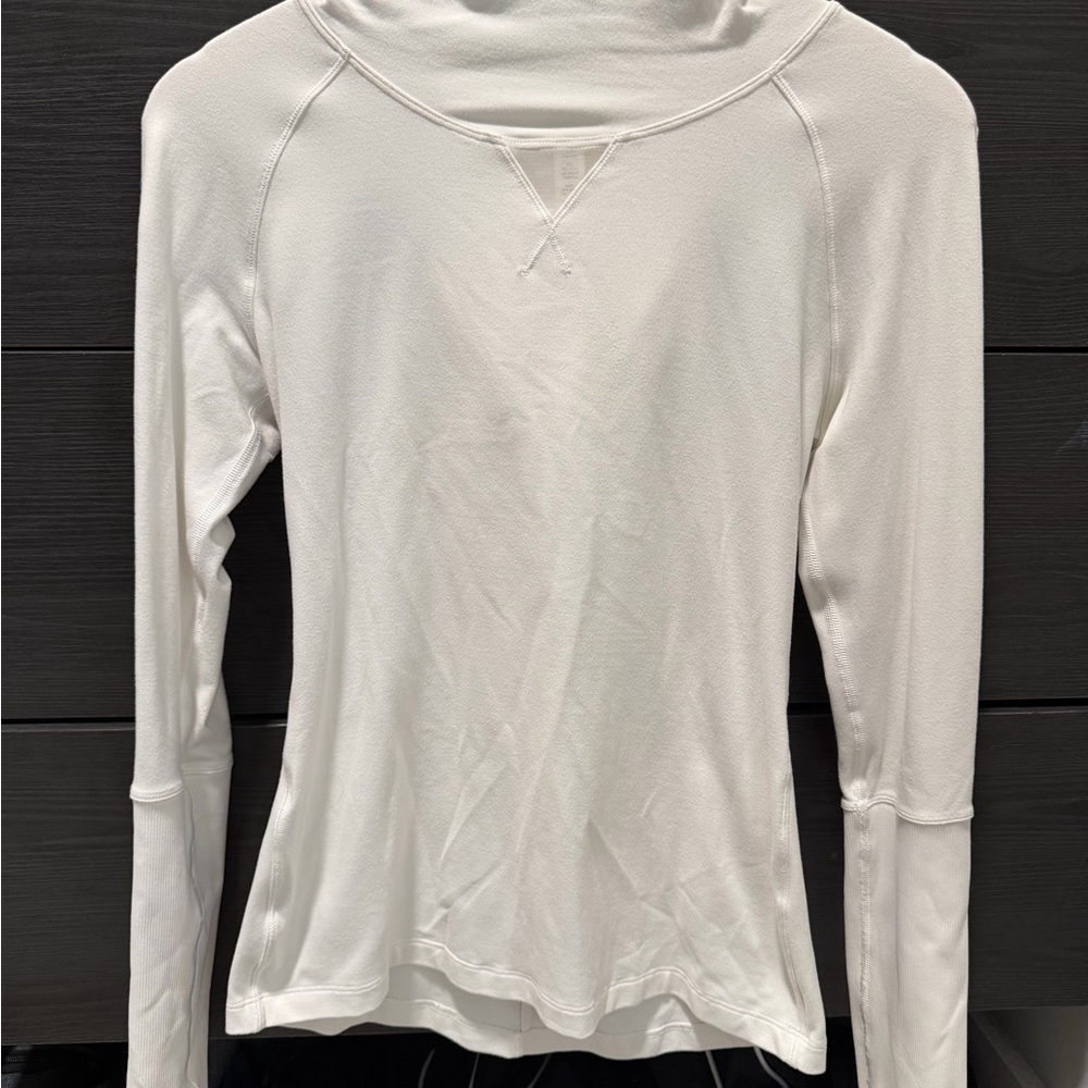 lululemon athletica White Long-Sleeve Crew Pullover